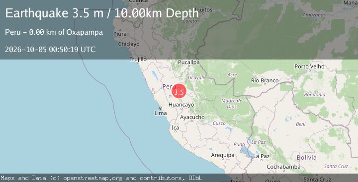 Map of CENTRAL PERU