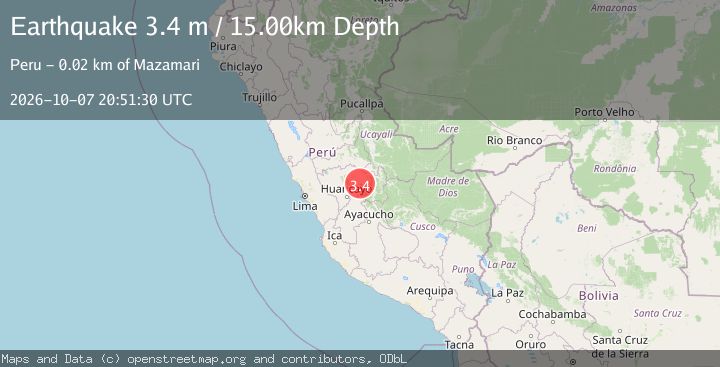 Map of CENTRAL PERU