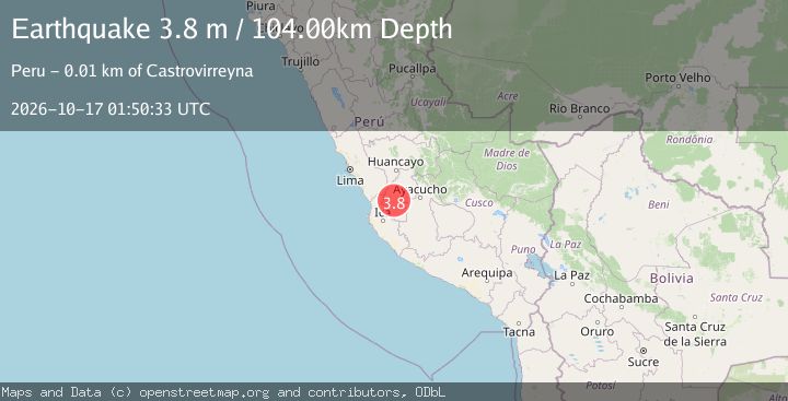Map of CENTRAL PERU