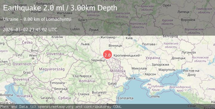 Map of UKRAINE-MOLDOVA BORDER REGION