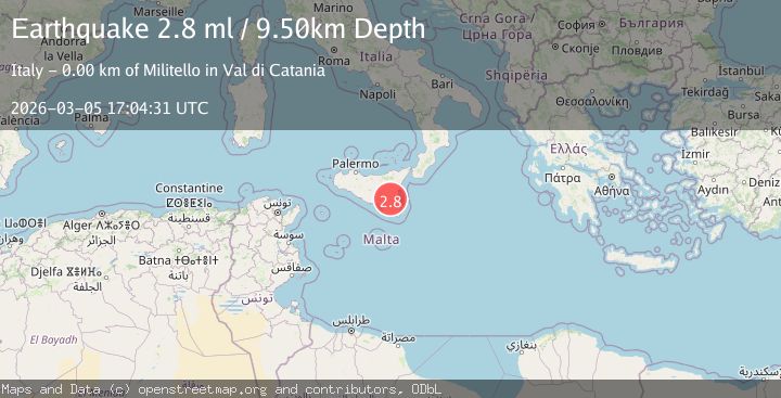 Map of SICILY, ITALY