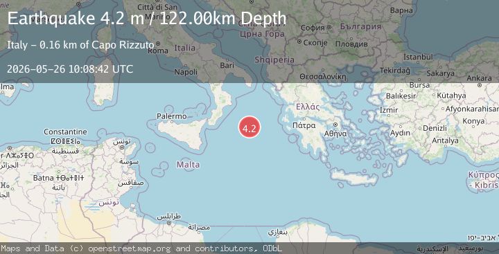 Map of IONIAN SEA