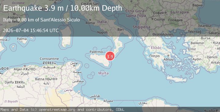 Map of SICILY, ITALY
