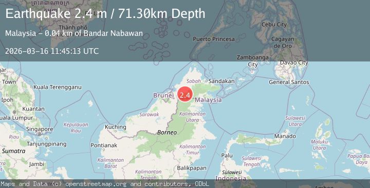 Map of SABAH-KALIMANTAN BORDER REGION