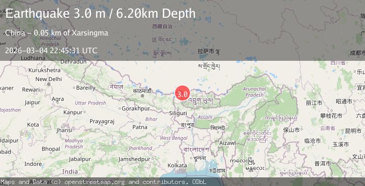 Map of SIKKIM, INDIA