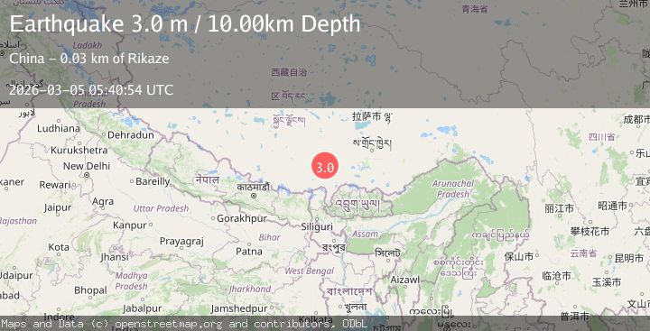 Map of WESTERN XIZANG