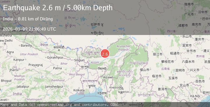 Map of ARUNACHAL PRADESH, INDIA