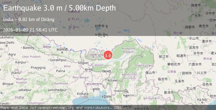 Map of ARUNACHAL PRADESH, INDIA