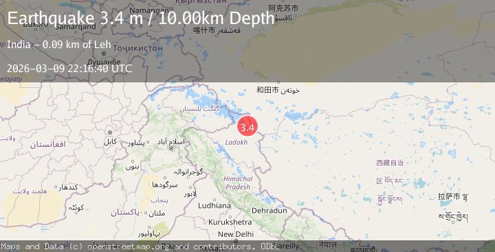 Map of EASTERN KASHMIR