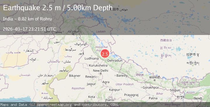 Map of HIMACHAL PRADESH, INDIA