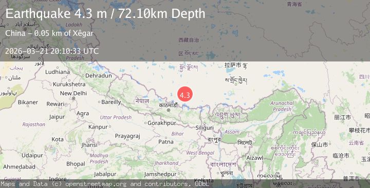 Map of WESTERN XIZANG