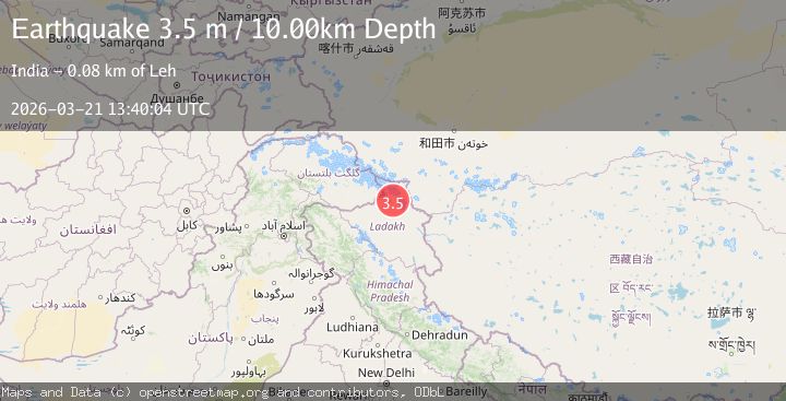 Map of EASTERN KASHMIR