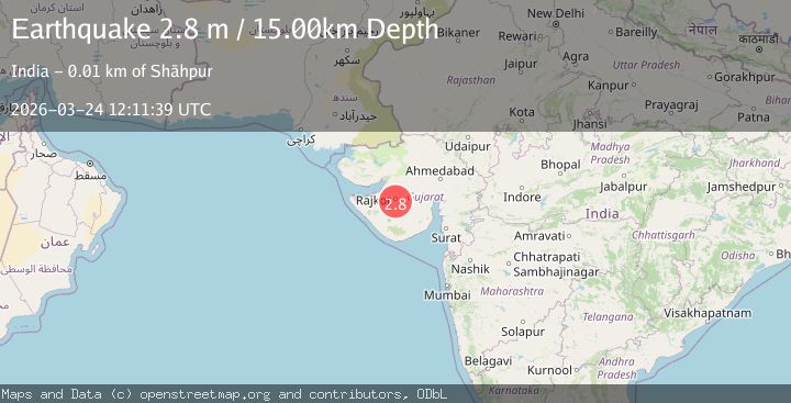 Map of GUJARAT, INDIA