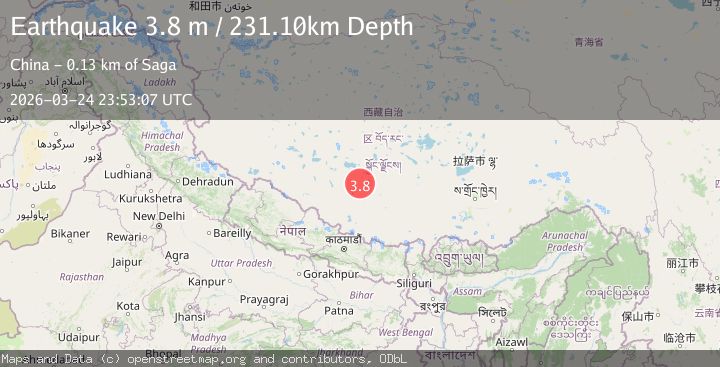 Map of WESTERN XIZANG