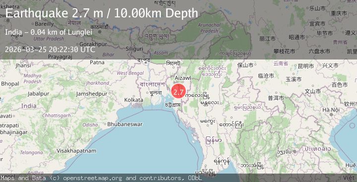 Map of INDIA-BANGLADESH BORDER REGION