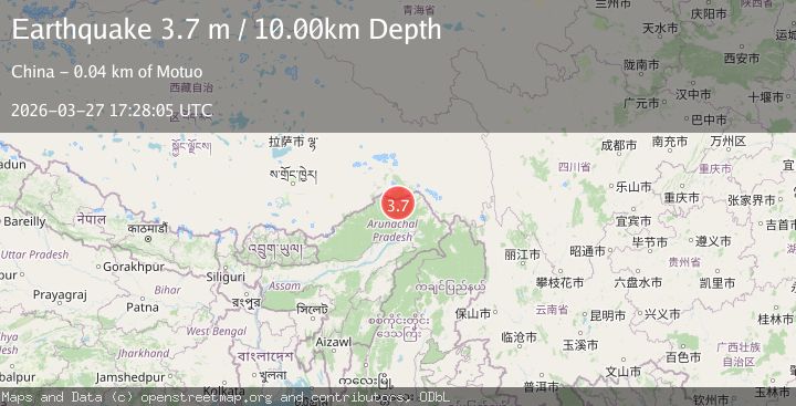 Map of ARUNACHAL PRADESH, INDIA