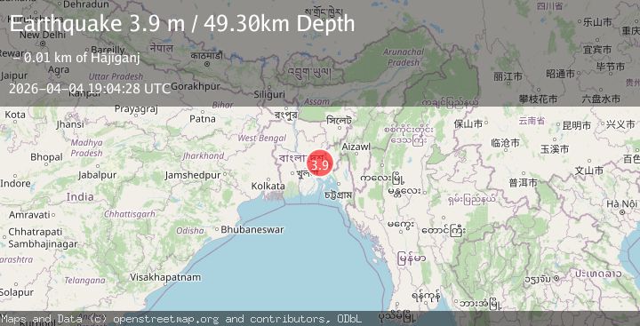 Map of BANGLADESH