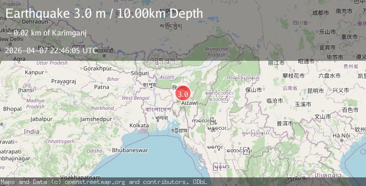 Map of INDIA-BANGLADESH BORDER REGION