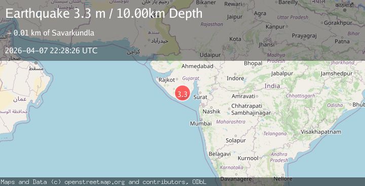 Map of GUJARAT, INDIA