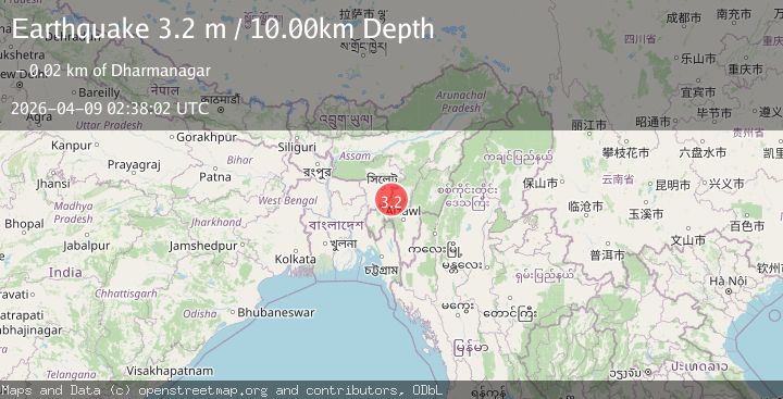 Map of INDIA-BANGLADESH BORDER REGION