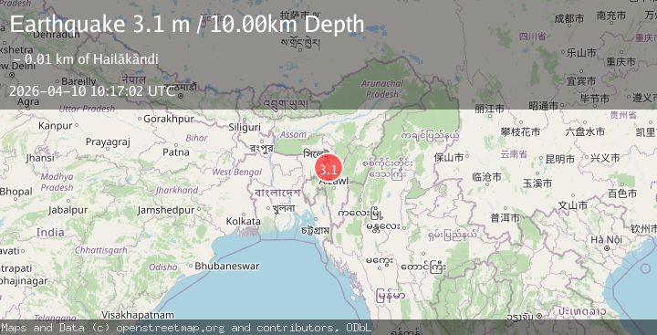 Map of INDIA-BANGLADESH BORDER REGION