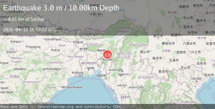 Map of INDIA-BANGLADESH BORDER REGION