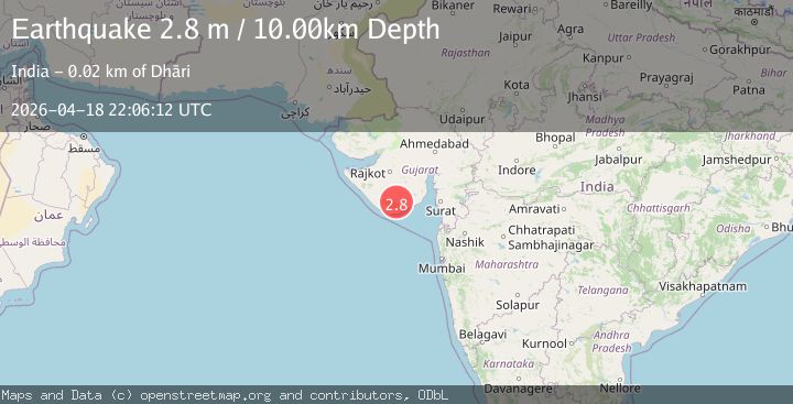 Map of GUJARAT, INDIA