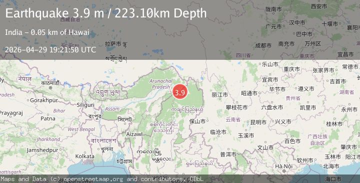 Map of MYANMAR-INDIA BORDER REGION