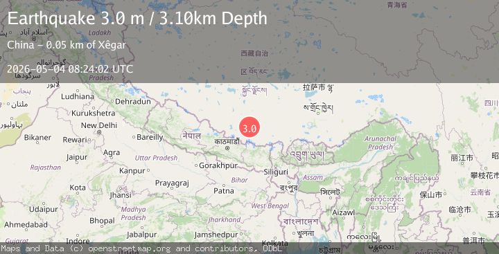 Map of WESTERN XIZANG