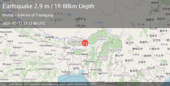 Map of BHUTAN
