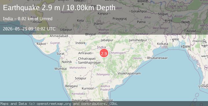 Map of MAHARASHTRA, INDIA