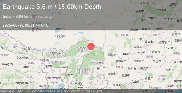 Map of EASTERN XIZANG-INDIA BORDER REG.
