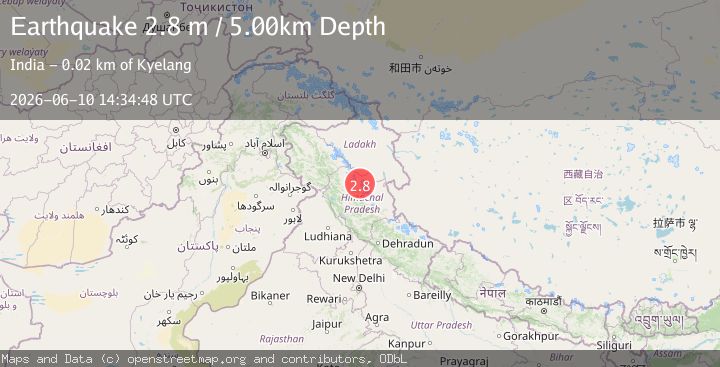 Map of KASHMIR-INDIA BORDER REGION