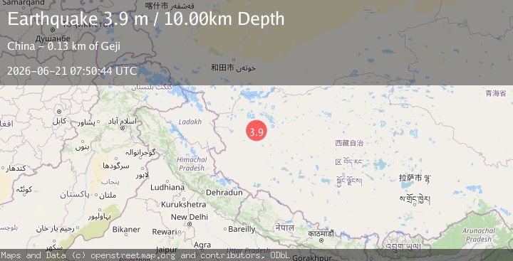Map of WESTERN XIZANG