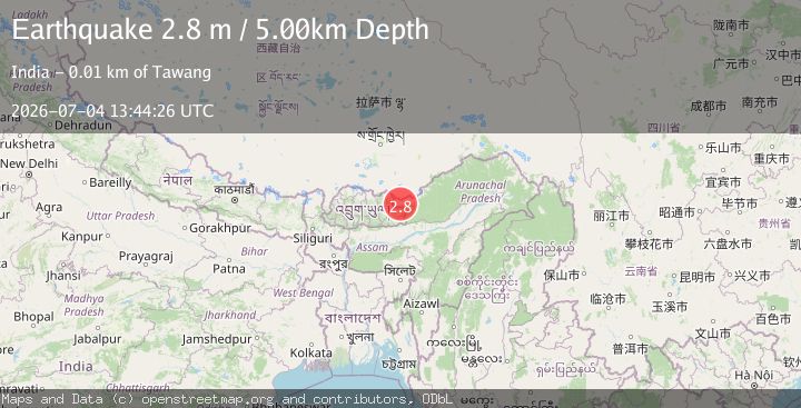 Map of BHUTAN