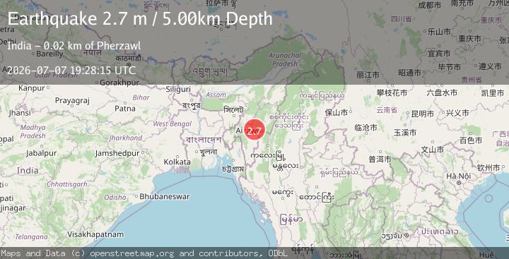Map of MANIPUR, INDIA REGION