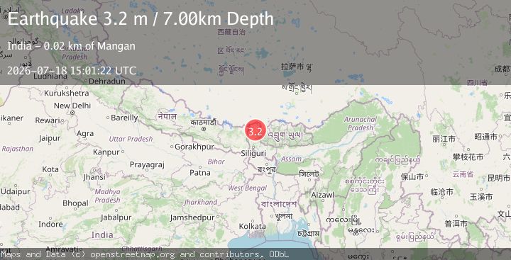 Map of SIKKIM, INDIA