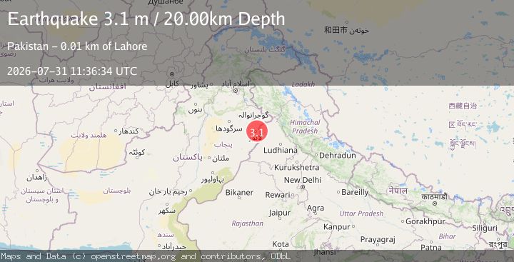 Map of INDIA-PAKISTAN BORDER REGION
