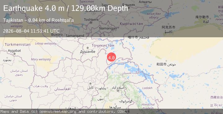 Map of TAJIKISTAN