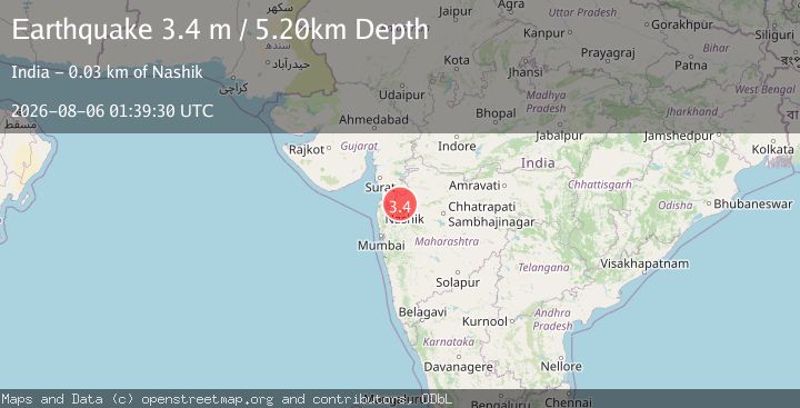 Map of GUJARAT-MAHARASHTRA BORD., INDIA