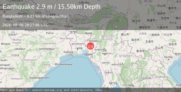 Map of INDIA-BANGLADESH BORDER REGION