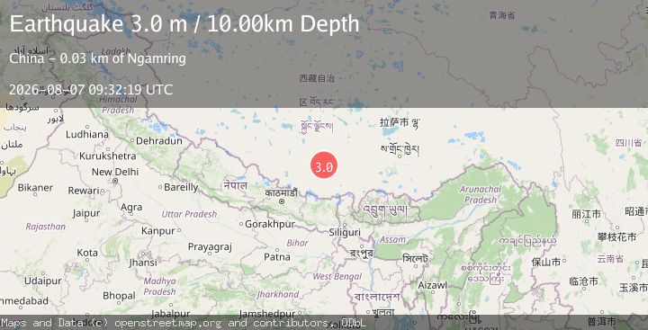 Map of WESTERN XIZANG
