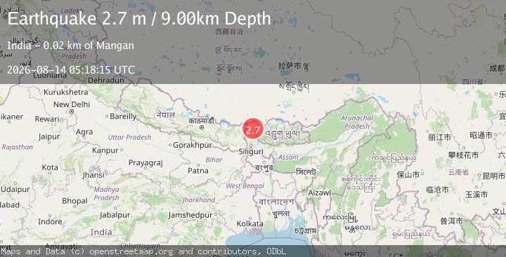Map of SIKKIM, INDIA