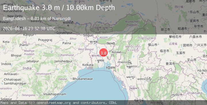 Map of BANGLADESH