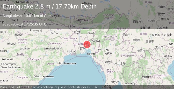 Map of TRIPURA, INDIA REGION