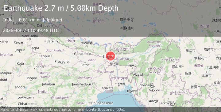 Map of INDIA-BANGLADESH BORDER REGION