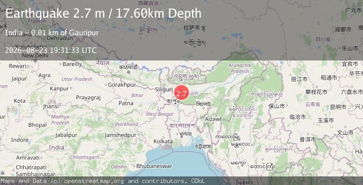 Map of INDIA-BANGLADESH BORDER REGION