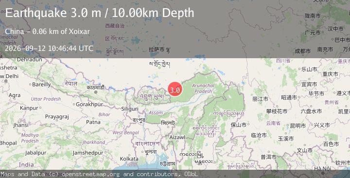 Map of ARUNACHAL PRADESH, INDIA