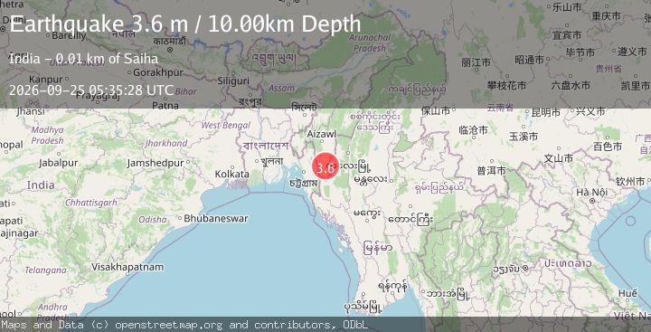Map of INDIA-BANGLADESH BORDER REGION