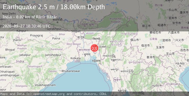 Map of TRIPURA, INDIA REGION